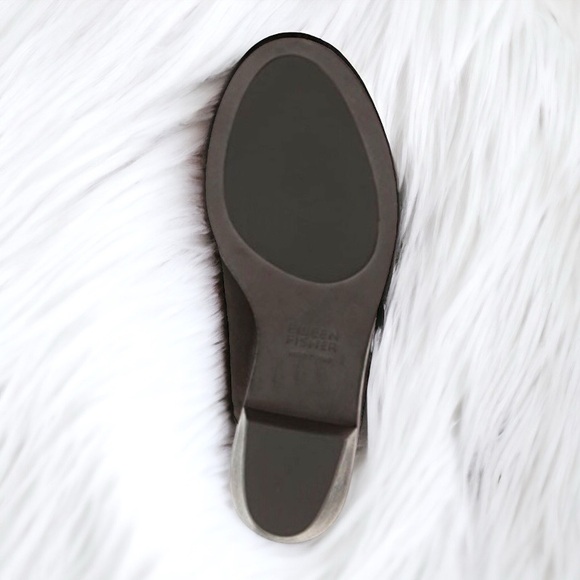 $245 Eileen Fisher VINTAGE Pagoda Shoes 8 Booties Sandals Open Toe Cut Outs NIB - Picture 9 of 16